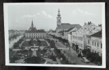 Carte postala, Sighetul Marmatiei, vedere spre parc, 1927