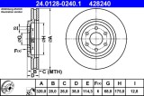 ATE 24.0128-0240.1 Disc frana