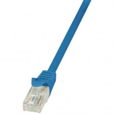 Cablu UTP Logilink Patchcord Cat 5e 0.25m Albastru foto