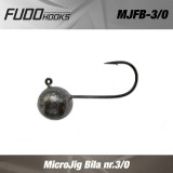 Micro Jig Fudo Bila nr.3/0 BN black nickel 3.5gr 7buc/plic