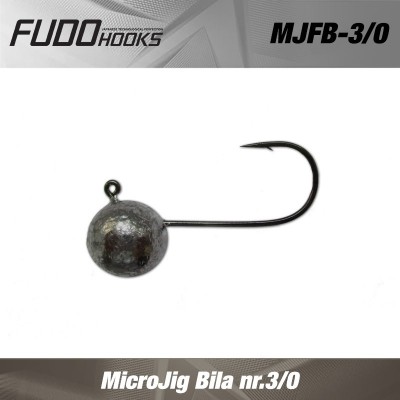 Micro Jig Fudo Bila nr.3/0 BN black nickel 2gr 7buc/plic foto