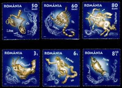 Romania 2011, LP 1919, Zodiac II, seria, MNH! LP 22,80 lei foto