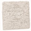 Perna Decorativa Shaggy Bej 51x51cm Poliester Moale Plusata Fata de Perna Decor Dormitor Living Canapea Fotoliu Design Modern Calduroasa