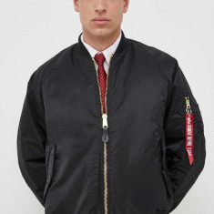 Alpha Industries geacă bomber MA-1 bărbați, culoarea negru, de iarnă 100101.03-Black