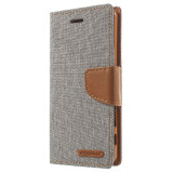 Husa APPLE iPad Mini 2\3 (7.9&quot;) - Canvas Diary (Gri), Mercury