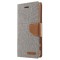 Husa APPLE iPhone 4\4S - Canvas Diary (Gri)