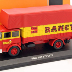 Macheta Camion Unic Fiat 619 Cirque Rancy - 1979 - IXO MODELS scara 1:43