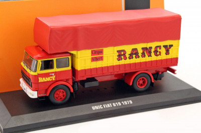 Macheta Camion Unic Fiat 619 Cirque Rancy - 1979 - IXO MODELS scara 1:43 foto