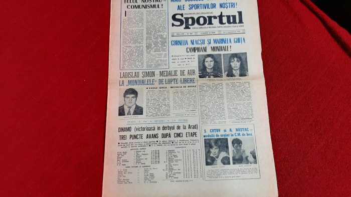 Ziar Sportul 2 09 1974