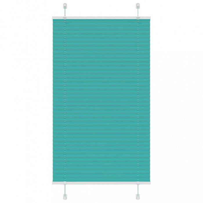Jaluzea plisată verde petrol 70x100 cm Lățime țesătură 69,4 cm