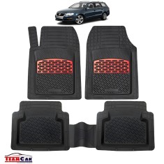 Volkswagen Passat B6 Variant Covorase Auto TeamCar&reg; Tip Tavita Compatibile Variant, Break (2005&ndash;2010) Red