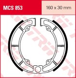Set saboti frana (ferodo) spate TRW MCS853 - Kawasaki EL 250 Eliminator - KLF 250 Bayou - Z 400 - ER 500 Twister - W 650-800