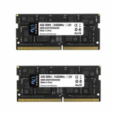 Set memorie RAM 8 GB 2x4 GB sodimm ddr4 2400 Mhz NELBO pentru laptop