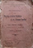 DEOSEBIREA INTRE BISERICA CRESTINA ORTODOXA SI CEA ROMANO-CATOLICA. TEZA PENTRU LICENTA-IOAN D. POPESCU-246764