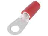 V&acirc;rf Crimpat Inelar M6 6,35mm Roșu 6,64-10,5mm&sup2;, TE Connectivity