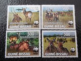 Guineea Bissau-Fauna wwf,antilope-serie completa,nestampilate MNH