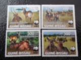 Guineea Bissau-Fauna wwf,antilope-serie completa,nestampilate MNH, Nestampilat