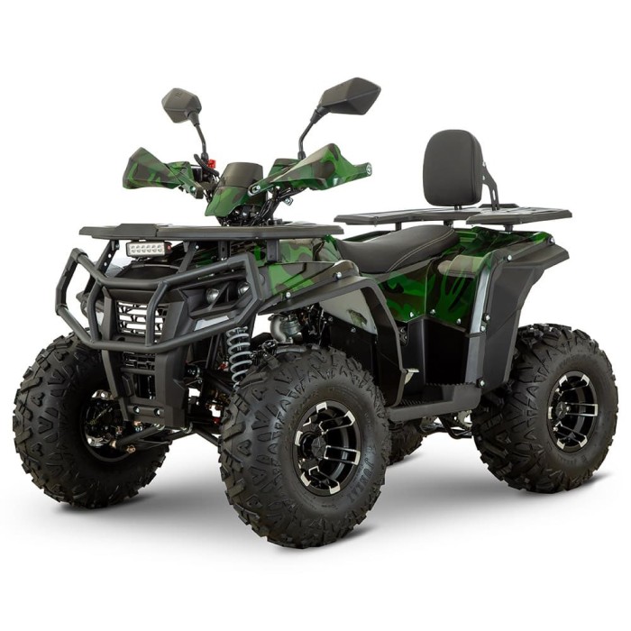 Atv 150cc RockRider Deluxe 8&amp;quot; semi-automat 4T benzina verde camo