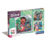 Puzzle Clementoni Disney Lilo si Stitch: Muzica 3x48 piese