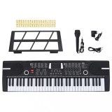 VidaXL Tastatură electrică pian 61taste cu suport muzical pentru copii