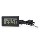 Termometru LCD + sonda alimentare 1.5V 2 baterii LR44