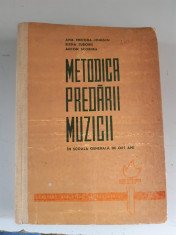 Metodica predarii muzicii - Ana - Motora Ionescu foto