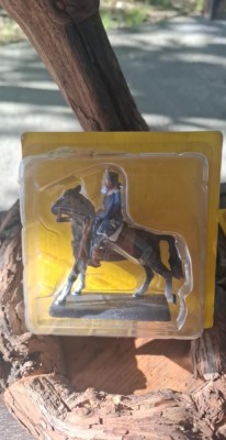 Calaret din plumb - Gustavus Adolphus light cavalryman Sweden 1632 1:32 foto