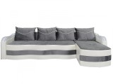 Coltar Extensibil Simona, 300X145X70 Cm, Gri, Alb