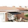 VidaXL Copertină Negru 3 x 2,5 m Poliester și metal