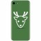 Husa silicon pentru Apple Iphone 6 Plus, Minimal Reindeer Illustration Green