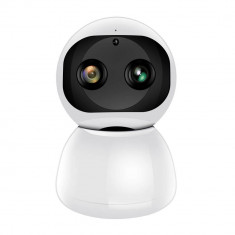 Video Baby Monitor Little Binocular Snowman AD118, monitorizare 120?, zoom 8X, comunicare bidirectionala, vedere nocturna foto