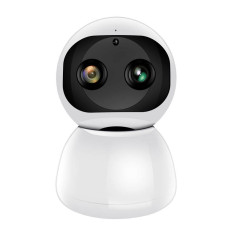 Video Baby Monitor Little Binocular Snowman AD118, monitorizare 120&deg;, zoom 8X, comunicare bidirectionala, vedere nocturna