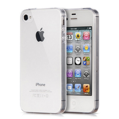 Husa Pentru APPLE iPhone 4/4S - Luxury Slim Case TSS, Transparent foto