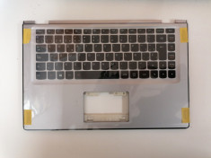 Carcasa superioara cu tastatura palmrest Laptop Lenovo Yoga am138000400 layout SP foto
