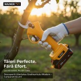 Cumpara ieftin Pachet Foarfeca vita de vie si crengi 20V WAINER TV1 + Acumulator 2Ah + Incarcator 20V