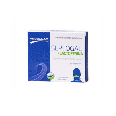 Septogal cu Lactofeina 27 comprimate Aesculap foto