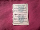 Pereche Timbre Taxe Germania - Tichete Bagaje de calatorie , anii '30