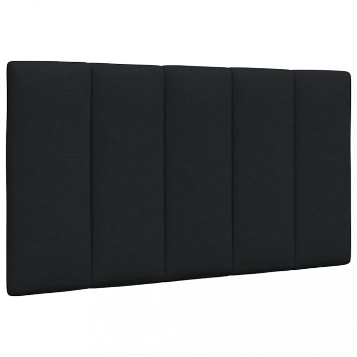 Gossi perna pentru tablie de pat, negru, 90 cm, material textil