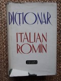 Nina Facon - Dictionar Italian-Roman (1963, editie cartonata)