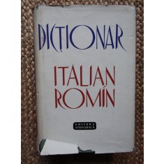 Nina Facon - Dictionar Italian-Roman (1963, editie cartonata)