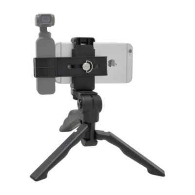 Sistem atasare DJI Osmo Pocket 2 la telefonul mobil 2 in 1 trepied si monopod, marca THD, culoarea negru foto