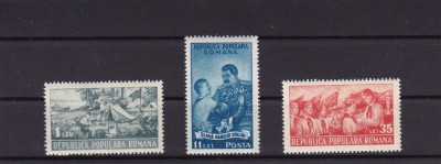 ROMANIA 1951 LP 279 PIONIERI SERIE MNH foto