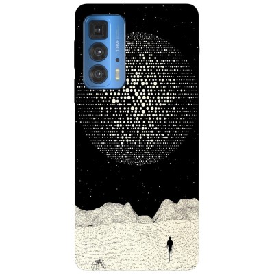 Husa compatibila cu Motorola G20 model Lost in cosmos, Silicon, TPU, Viceversa foto
