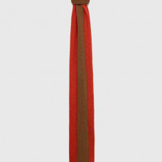 Sisley esarfa din amestec de lana culoarea rosu, modelator