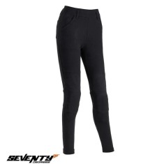 Pantaloni moto (leggins/colanti) femei Urban Seventy vara model SD-PL1 Iris culoare: negru
