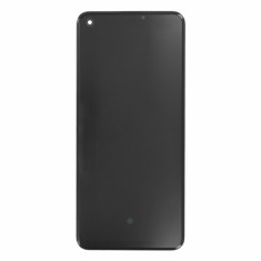 Ecran compatibil cu oppo a74 4g cu touchscreen si rama, black foto
