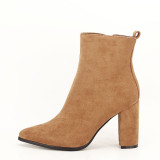 Botine camel elegante Ria 118