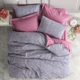 Cumpara ieftin Lenjerie Penny cu elastic 160x200 Rose (Bumbac 100%)