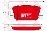 Set placute frana,frana disc VOLVO V70 III (BW) (2007 - 2016) TRW GDB1732DTE