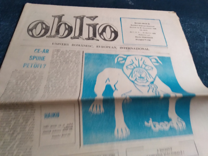 ZIARUL OBLIO NR 5 MARTIE 1990